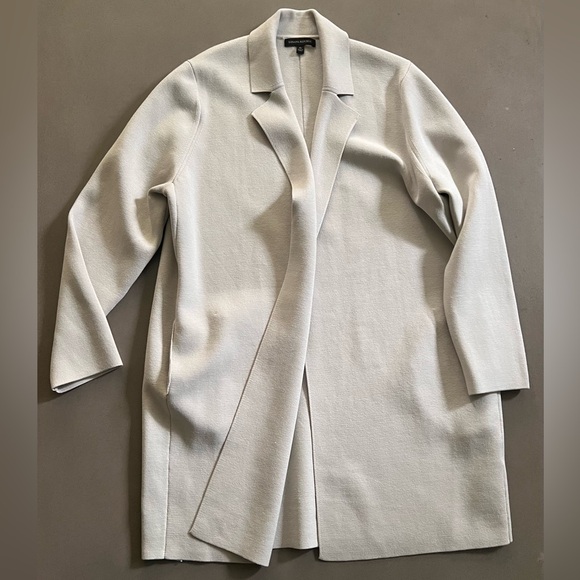 BANANA REPUBLIC NWT Cream Sweater Jacket Size XL - Picture 5 of 11